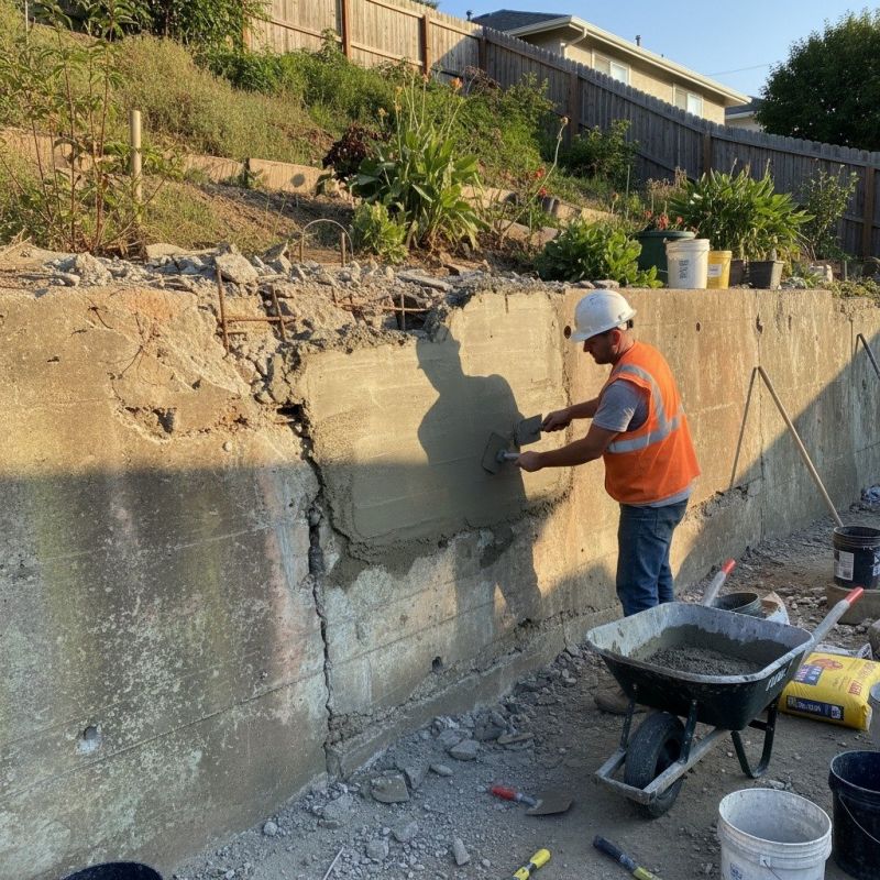 Concrete Wall Repair